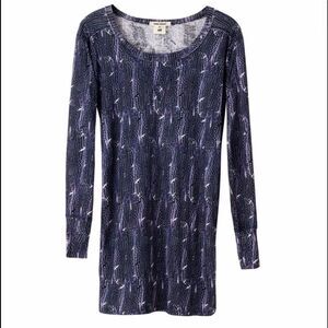 Isabel Marant for H&M Feather Print Linen Top Size 2